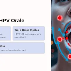 Il papilloma virus può causare tumori alla gola. L'HPV ad alto rischio, come i tipi 16 e 18, è associato a tumori orofaringei.