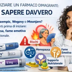 Ozempic, Wegovy, Mounjaro: rischi, menopausa, fame emotiva e supporto nutrizionale. Informati sul dosaggio per dimagrire.