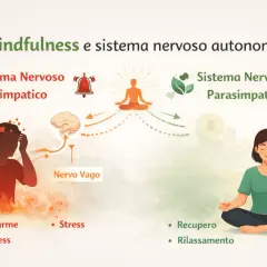 Mindfulness e sistema nervoso autonomo: da un lato allarme e stress, dall'altro recupero e rilassamento.