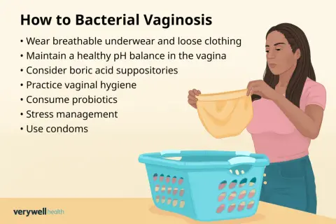 Gestione della vaginosi batterica: consigli su igiene, abbigliamento traspirante e uso di probiotici per mantenere l'equilibrio del pH.