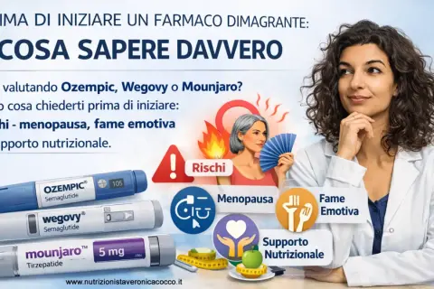 Ozempic, Wegovy, Mounjaro: rischi, menopausa, fame emotiva e supporto nutrizionale. Informati sul dosaggio per dimagrire.