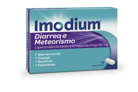 Imodium: per diarrea acuta, crampi, gonfiore e flatulenza. Aiuta a ritrovare il benessere.