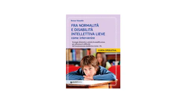Copertina libro "Fra normalità e disabilità intellettiva lieve come intervenire". Mostra un bambino pensieroso, suggerendo che si può guarire dal ritardo mentale lieve con le giuste strategie.
